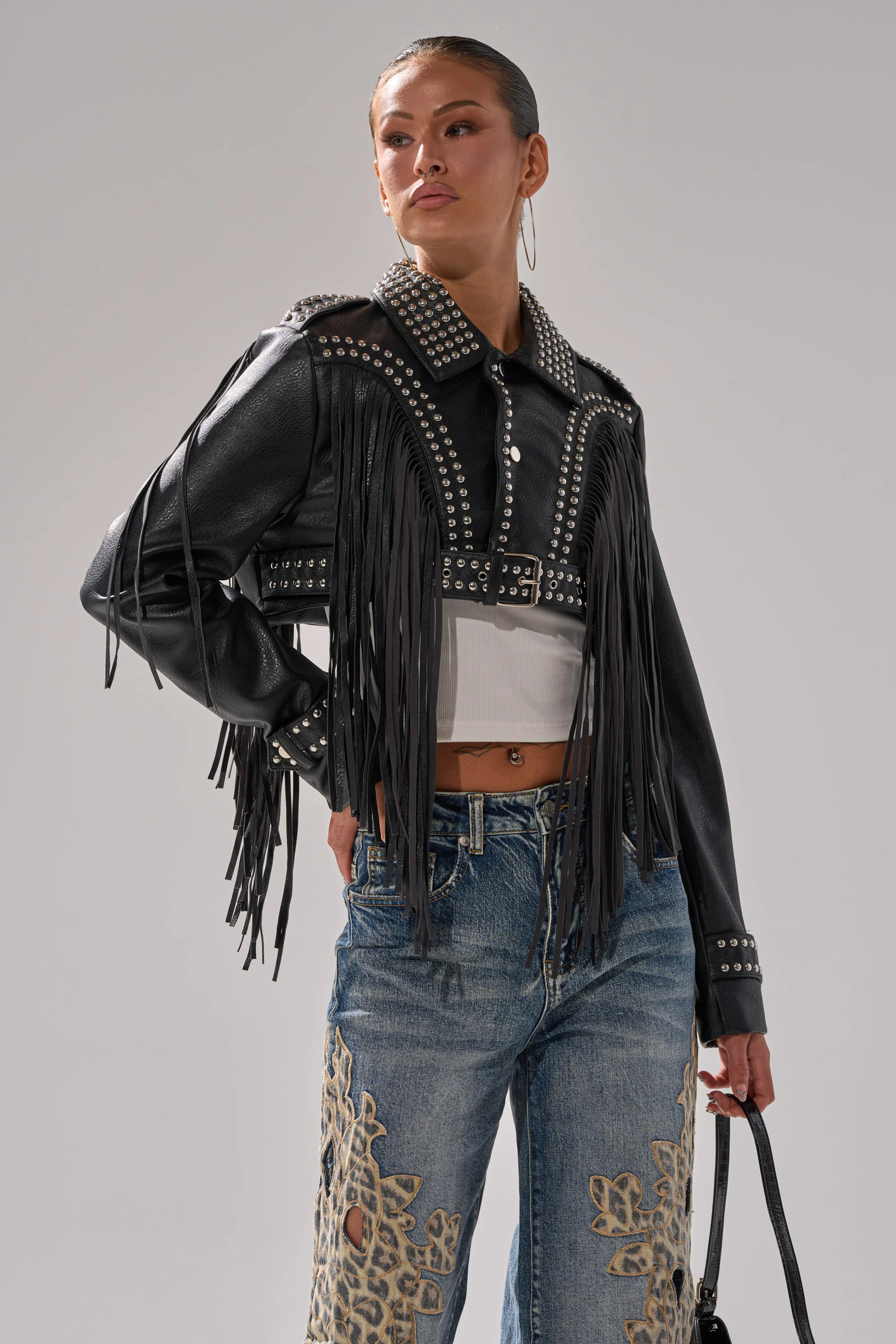 RUMI CROPPED MOTO | AKIRA