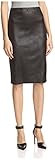Insight Women's Crackle Faux Leather Skirt, Black, 4 | Amazon (US)