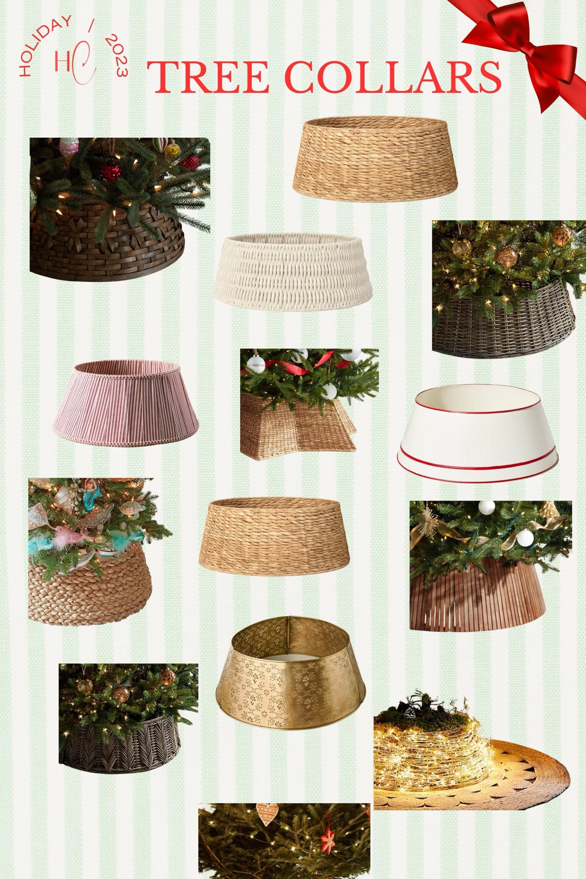 Tree collars are super popular and there are so many cute ones out these days. Here is a round-up of some of my favorites. 

Target holiday / Hearth and Hand Holiday / Magnolia Home Holiday / Hearth and Hand Christmas Decor / Holiday Decor / Christmas Decor / Holiday Accents / Christmas Accents / Tree Skirts / Brass Tree Collar / Tree Collars

#LTKhome #LTKSeasonal #LTKHoliday