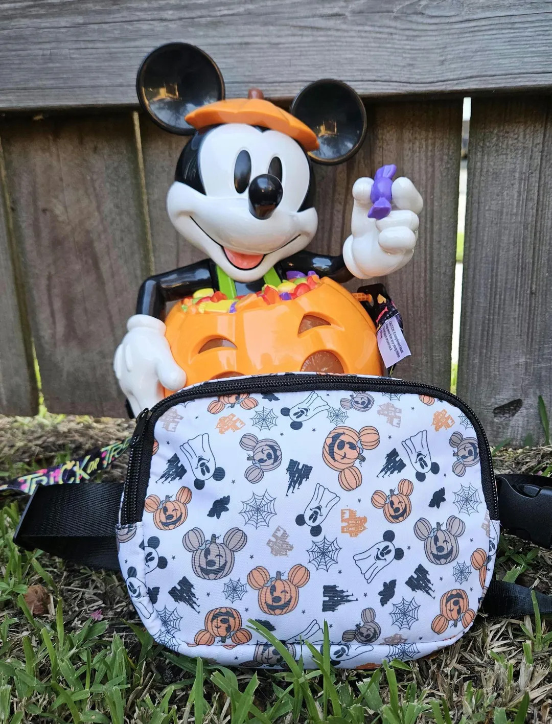 Halloween Mickey-O-Lantern Fanny Pack/Belt Bag !Ready 2 Ship! | Etsy (Global)