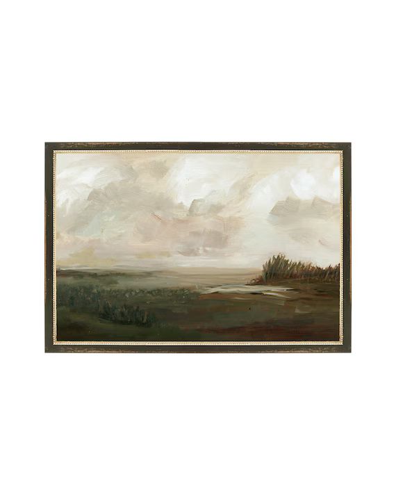 Moody Countryside. Countryside Landscape Painting. Tonalism | Etsy | Etsy (US)