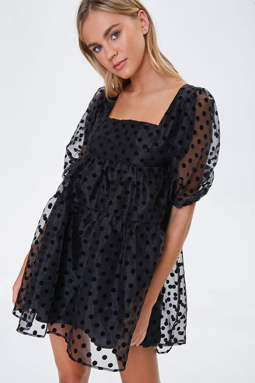 Polka Dot Lace-Up Dress | Forever 21 | Forever 21 (US)