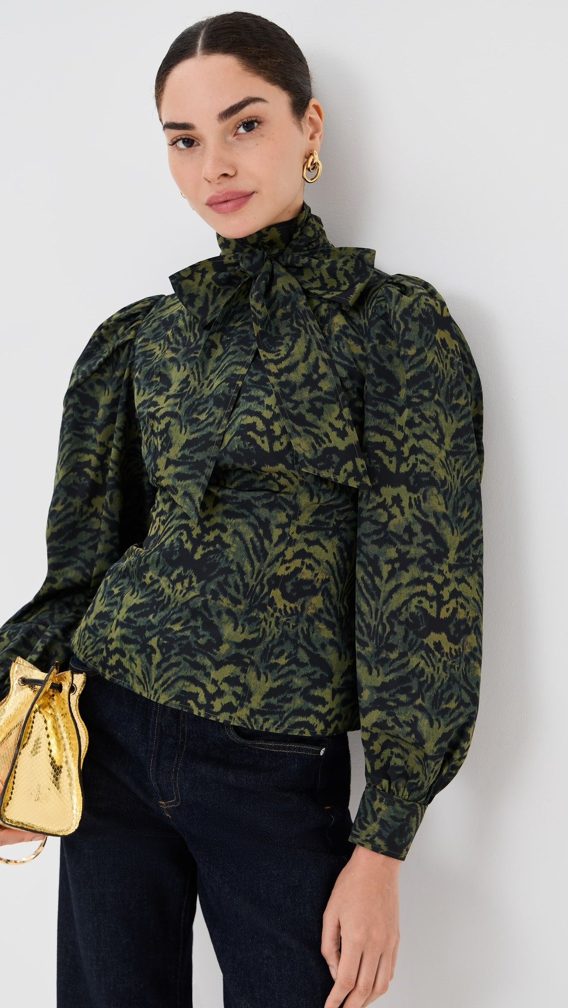 Giorgia Silk Neck Tie Blouse | Shopbop