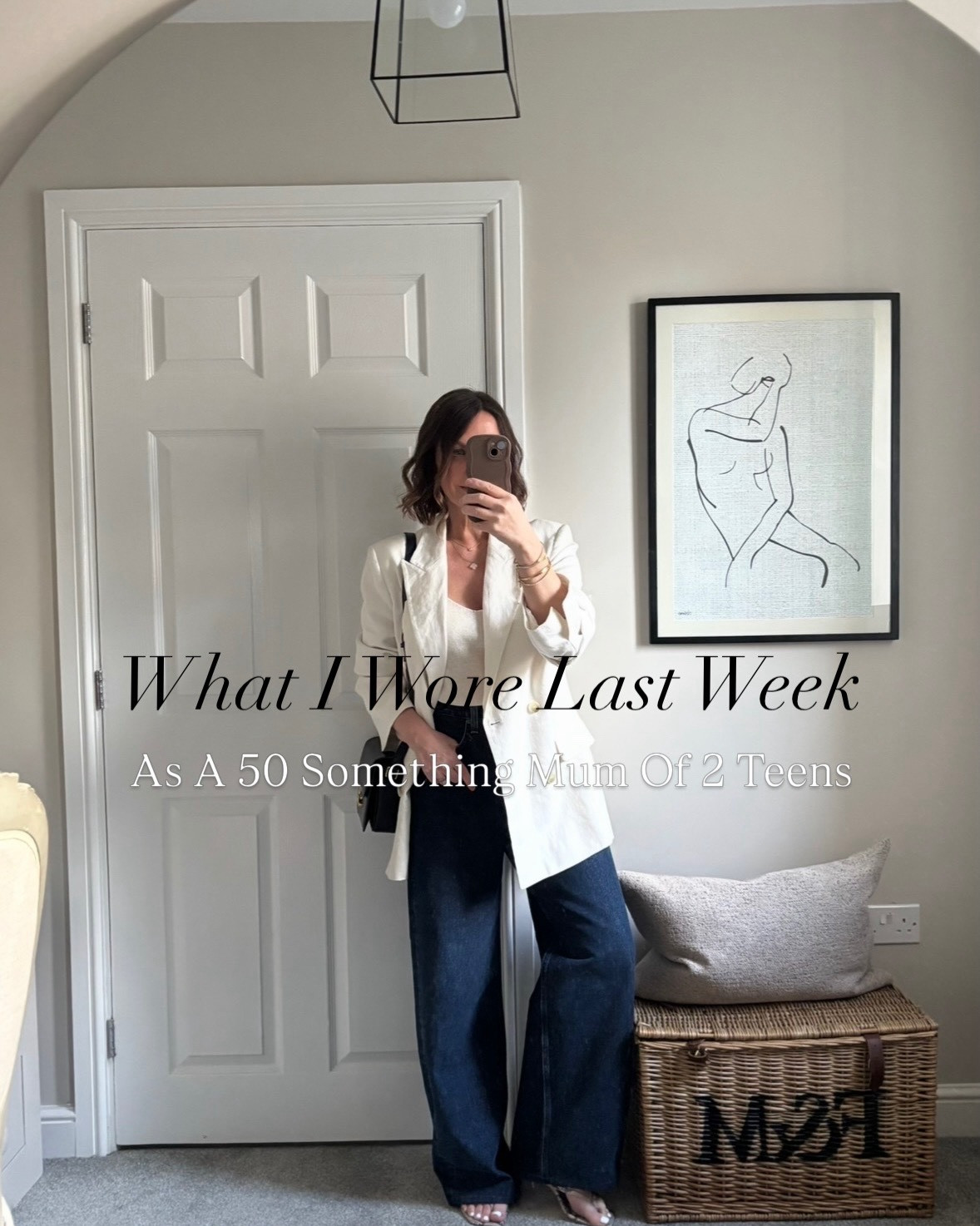 What I Wore Last Week 

What I wore last week
FOR REF: 5ft 3 normally | size 12 top
Size 10/12 on my bottom half
Sizing
Varley Tops - Medium (size 12)
Varley Wide Legs - Small 28 inch inseam
Varley leggings - Small 25 inch inseam
Oak + Fort Trench - Medium in Brindle & Small in Beige
WNU Shirt classic - size up 1 size to a 14
Cos Vest - Medium
CofH Miro - 27 Run generous
Sezane Max shirt Uk14 (sized up 1 for a more relaxed fit)
A+F jeans - last years drapey lightweight wide legs 28 30 inseam TTS
Gaspard cardigan- medium
Striped jumper - large 
Dark jeans - Agolde 27 size down 1 inch from usual 
Linen Blazer - old &0therstories linked similar 


#LTKover50style #LTKstyletip #LTKspring