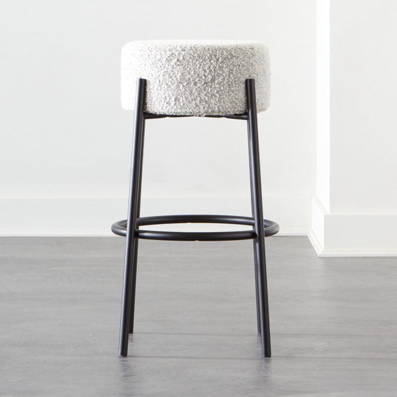 Peg Upholstered Bar Stool + Reviews | CB2 | CB2