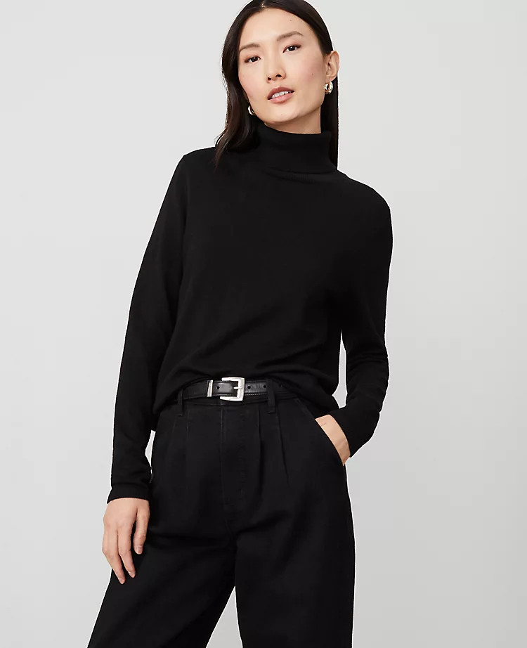 Modern Turtleneck Sweater | Ann Taylor