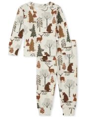 Unisex Baby And Toddler Matching Family Long Sleeve Woodland Friends Snug Fit Cotton Pajamas | Th... | The Children's Place