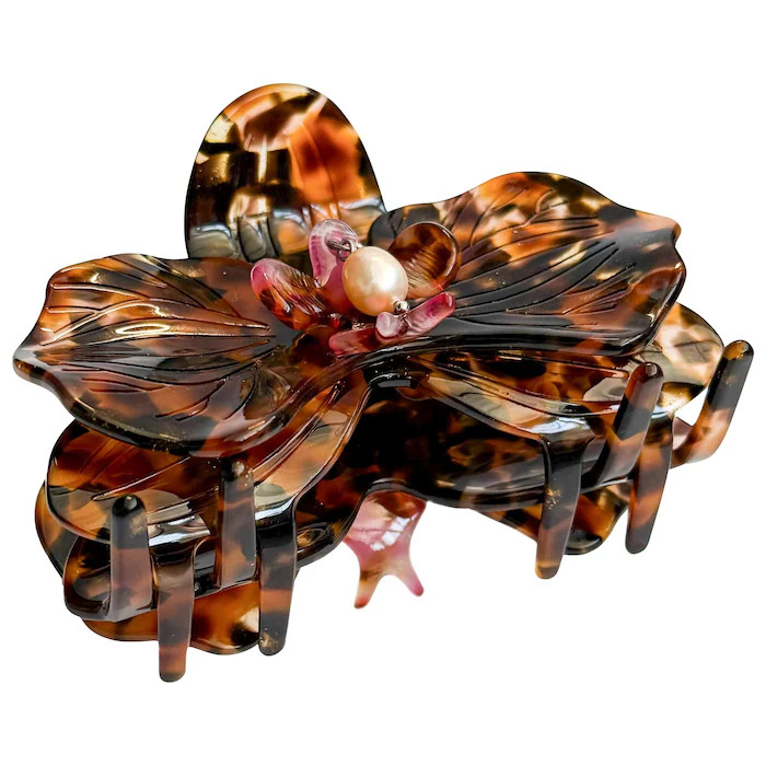 Medium Orchid Hair Claw Clip in Leopard | Sephora (US)