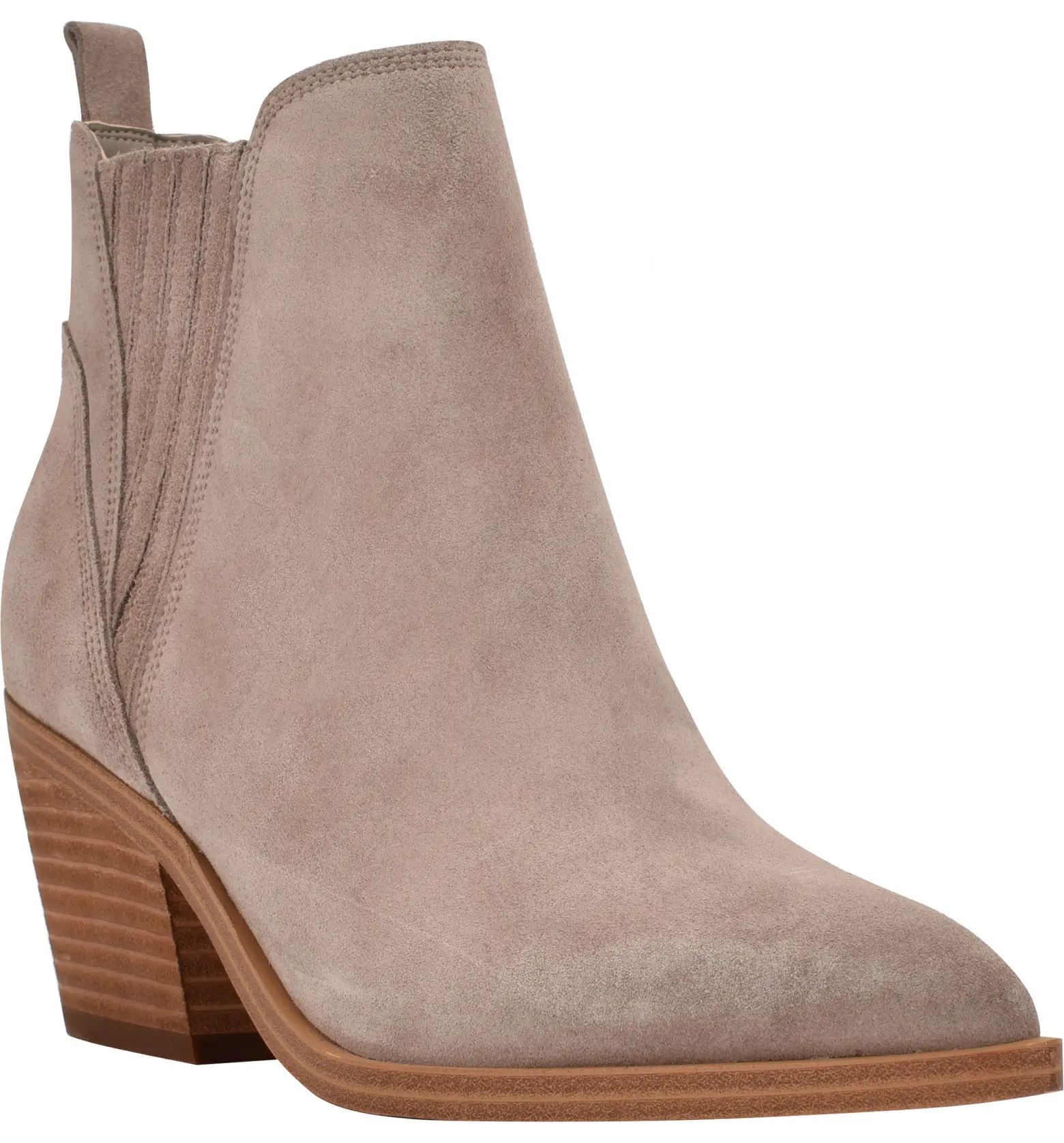 Marc Fisher LTD Teona Leather Pointed Toe Bootie | Nordstrom | Nordstrom