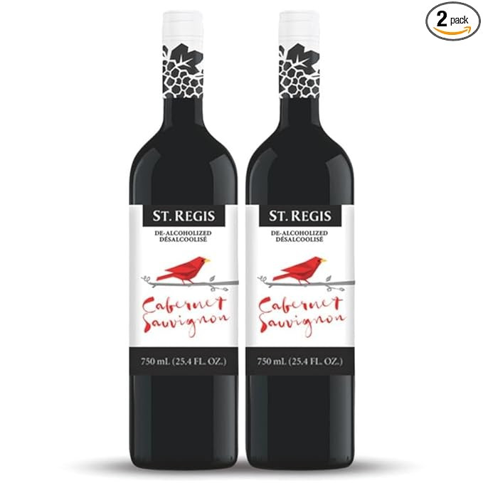 ST. REGIS Cabernet Sauvignon 25.4 Fl Oz (2 Pack) - Low Calorie and Sugar - Fruity & Spicy Rich Fl... | Amazon (US)