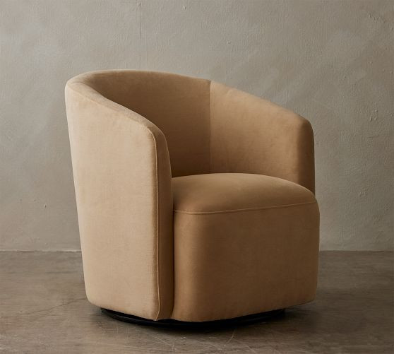 Preston Swivel Chair | Pottery Barn CA