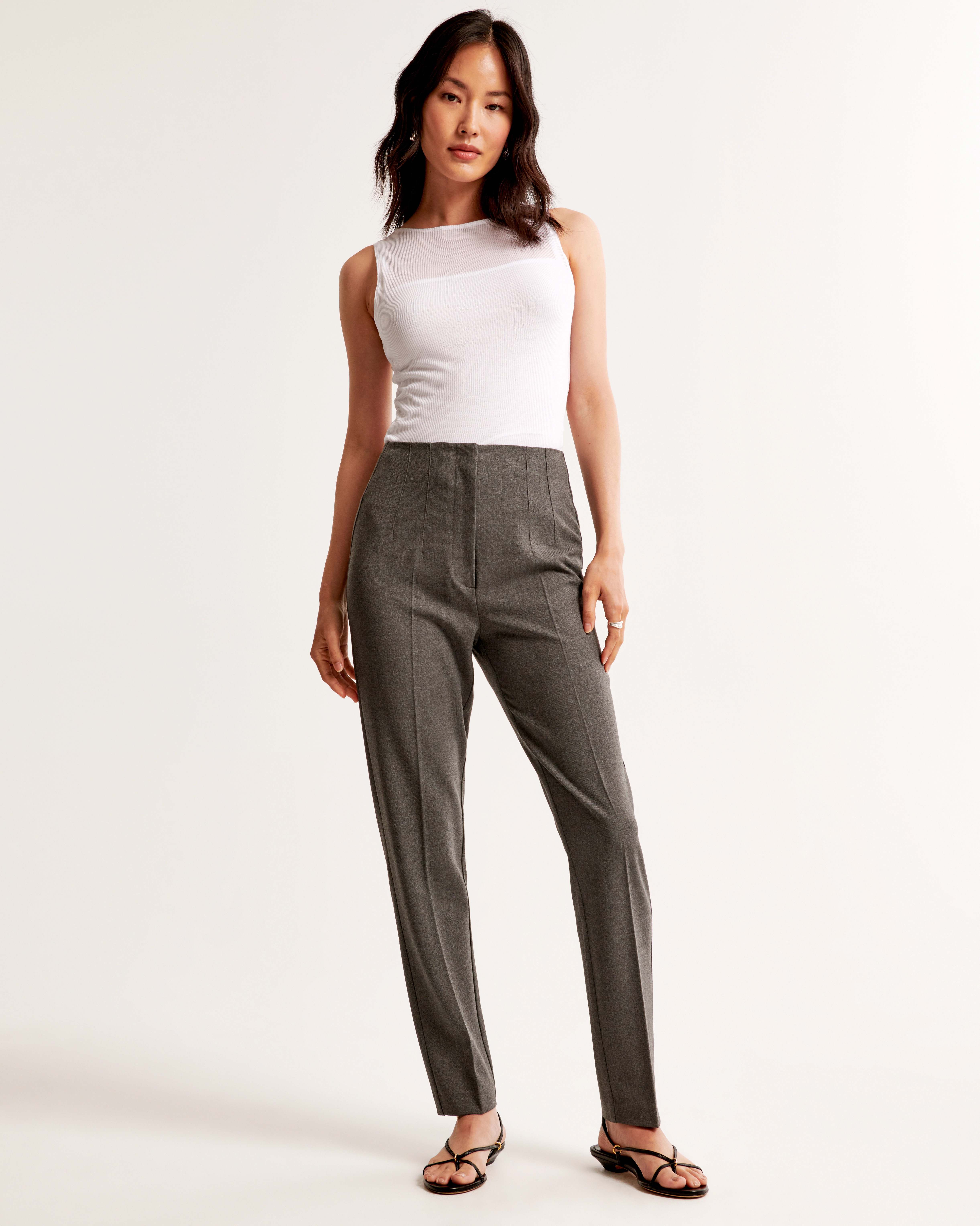 Slim Straight Tailored Pant | Abercrombie & Fitch (US)