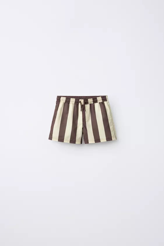 2-6 YEARS / STRIPED SWIM SHORTS | Zara US