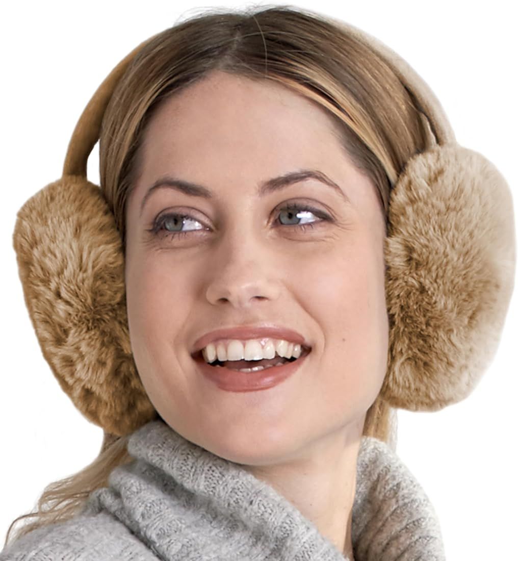 Brook + Bay Fleece Ear Muffs - Cozy & Foldable Earmuffs - Winter Ear Warmers for Women - Soft & W... | Amazon (US)