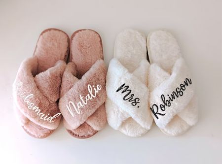 Custom Fluffy Bridesmaid Slippers from SweetNovemberGift

Bachelorette Party Gifts | Bride Slippers | Bridesmaid Gifts | Gift for Mom | Bridal Party Gift | Wedding 

#LTKwedding #LTKstyletip #LTKSeasonal