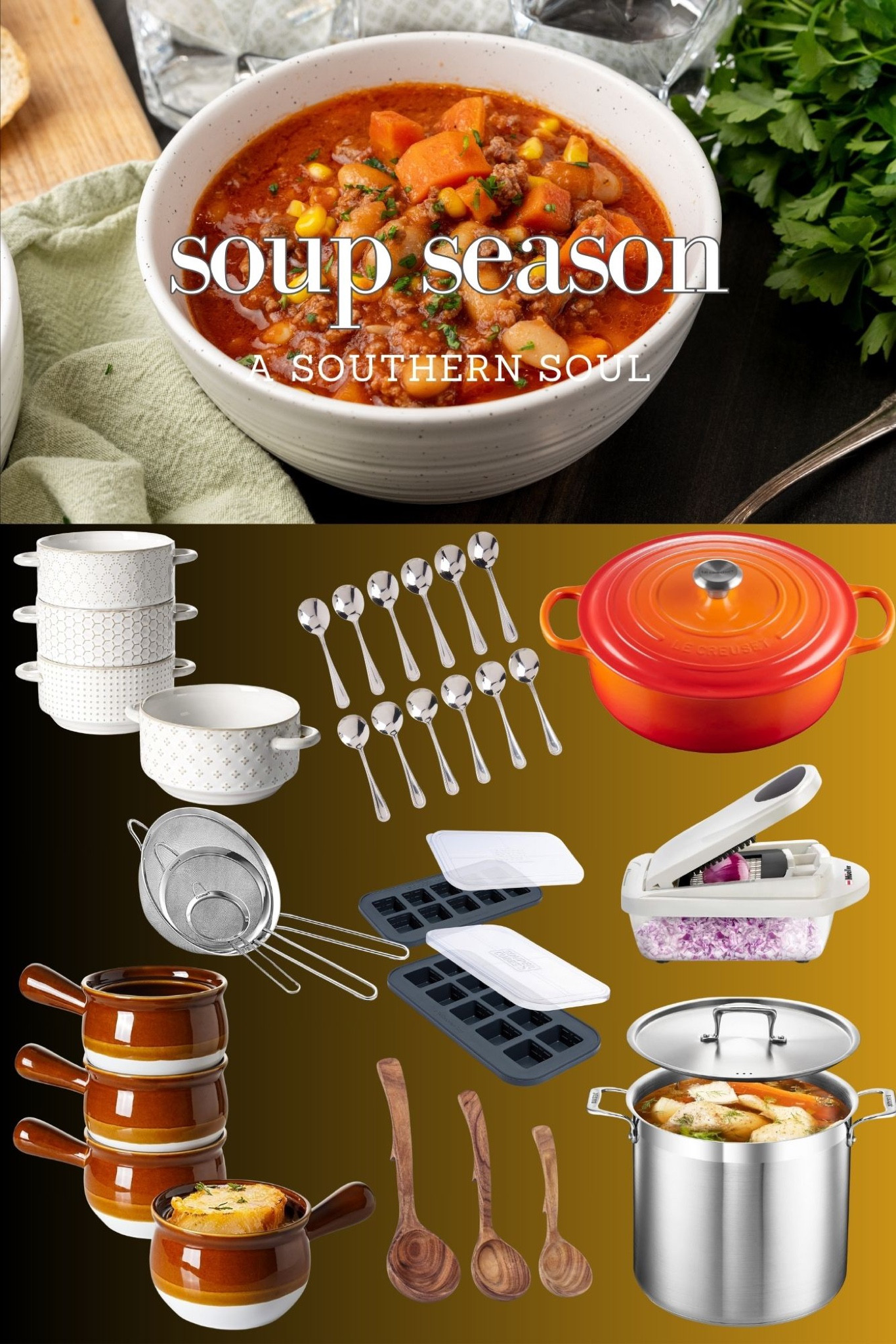 It’s officially soup season! Whether you are simmering a hearty chili or a creamy bisque, I’ve found great tools to help you make the perfect pot of soup.

#LTKSeasonal #LTKHome