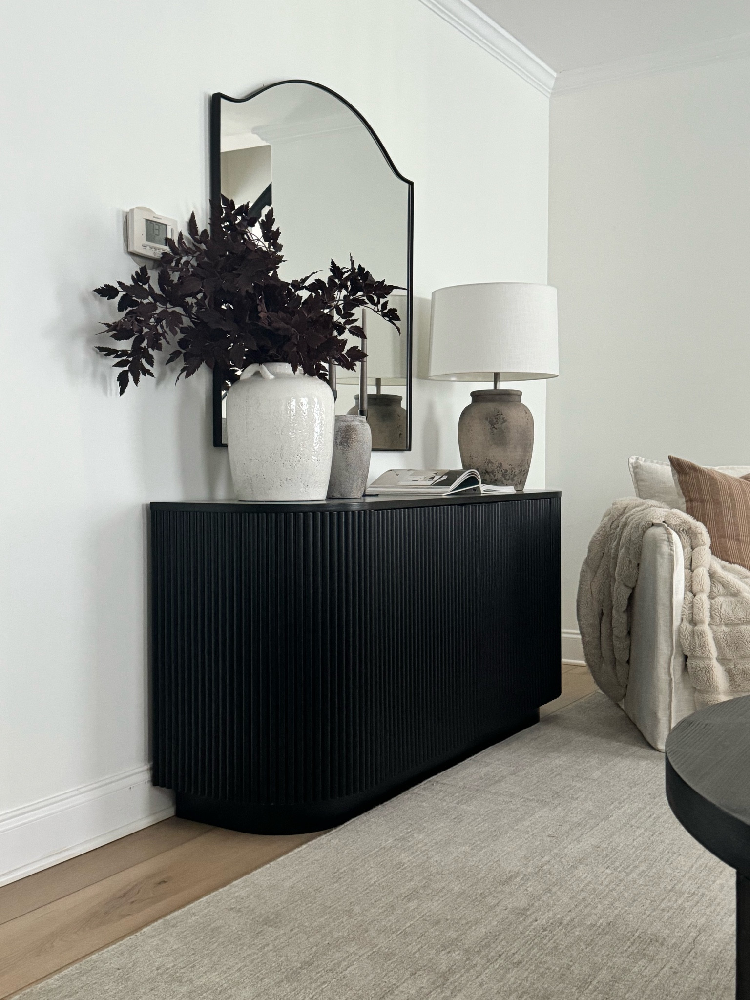 Sideboard styling. Exact sideboard is from Rove Concepts.

#LTKHome #LTKStyleTip