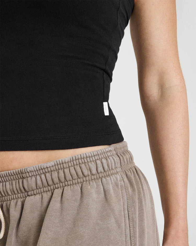 Cotton Fitted Vest 
 Black | Oner Active (UK / US)