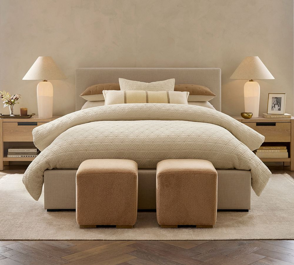 Sham Oatmeal · Standard $55     ColorColor:  Oatmeal SizeSize:  Standard  Standard  King  Euro  ... | Pottery Barn (US)