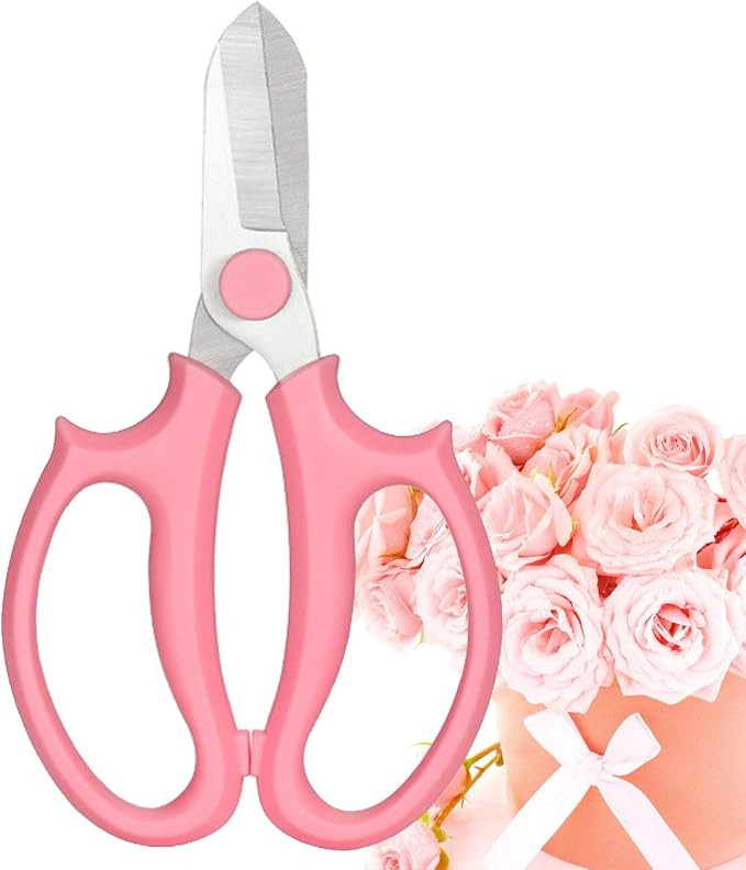 Leize Flower Scissors, Premium Thickened Stainless Steel Floral Shears, Strong Pruner for Flowers... | Amazon (US)