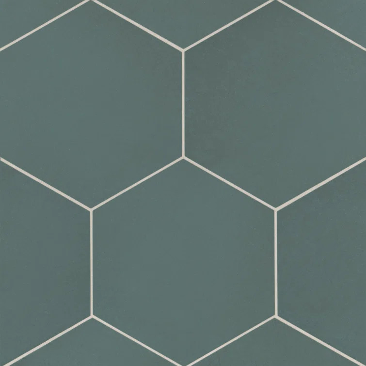 Makoto 18 Pieces - Matte Hexagon Porcelain Tile | Wayfair North America