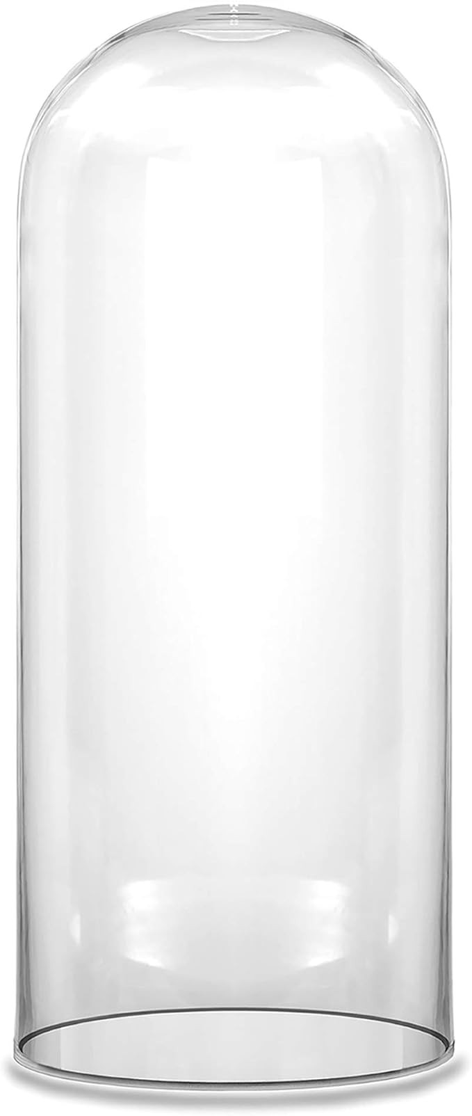 CYS EXCEL Dome Glass Cloche (H:13.75" D:5.75") | Multiple Size Choices Decorative Showcase Displa... | Amazon (US)