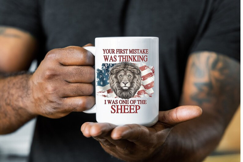 Your First Mistake Coffee Mug,Patriotic Mug, Vintage USA Flag 1776, We The People Cup, Funny Coff... | Etsy (US)