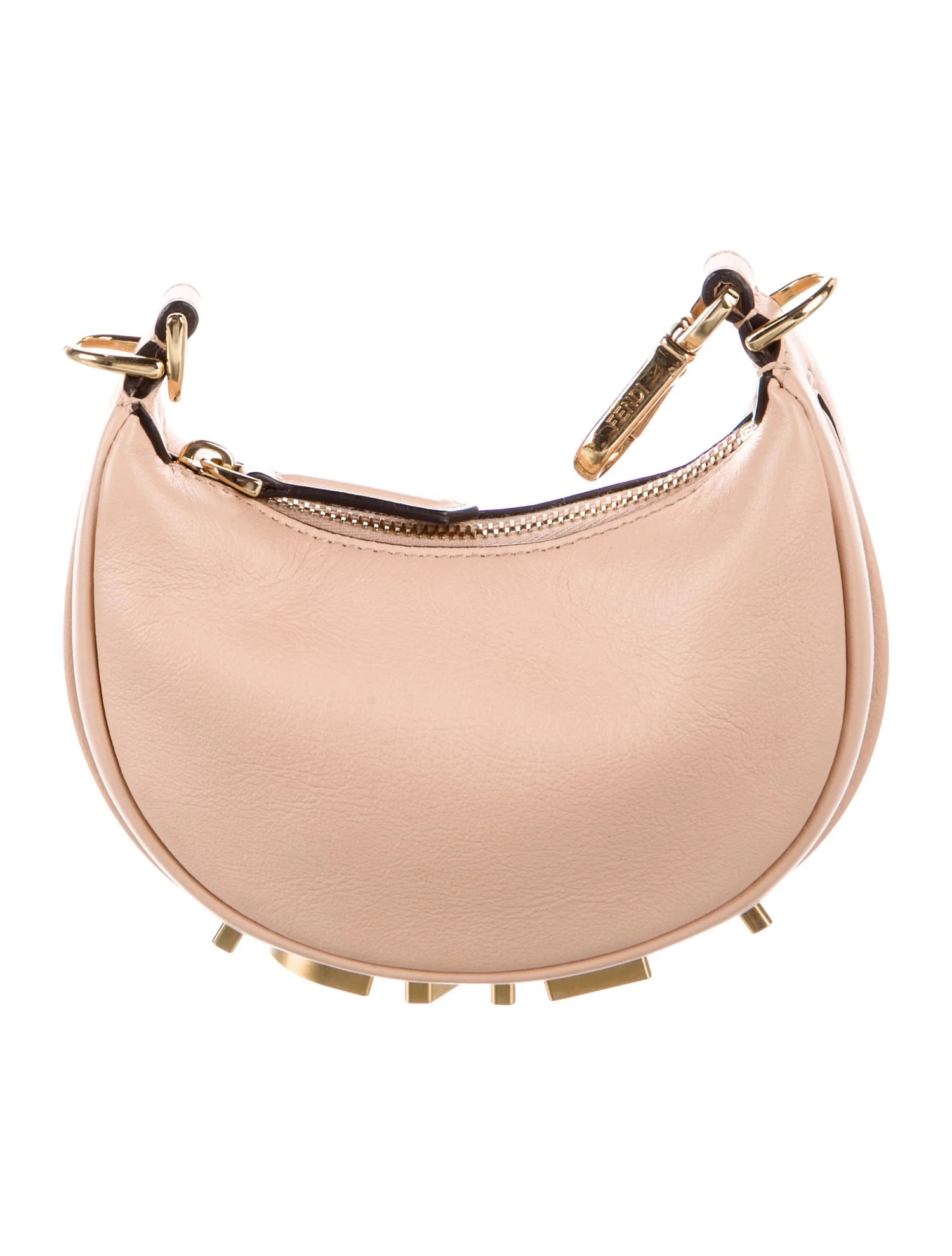 Fendi Leather Fendigraphy Hobo Bag Nano - Neutrals Handle Bags, Handbags - FEN420011 | The RealRe... | The RealReal