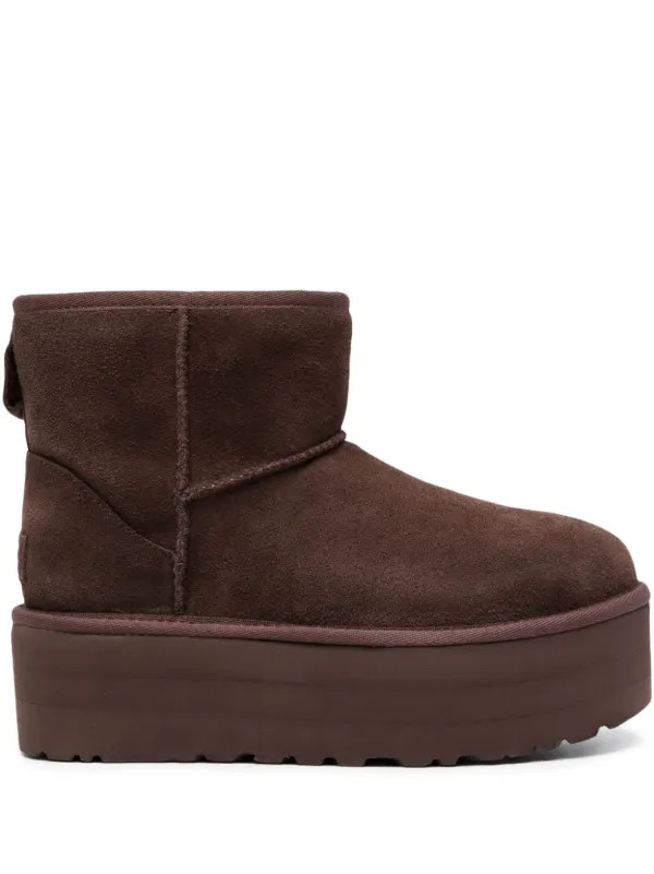 UGG Classic Mini Platform Boots | Brown | FARFETCH SK | Farfetch Global