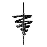 NYX PROFESSIONAL MAKEUP Micro Brow Pencil, Eyebrow Pencil - Black | Amazon (US)