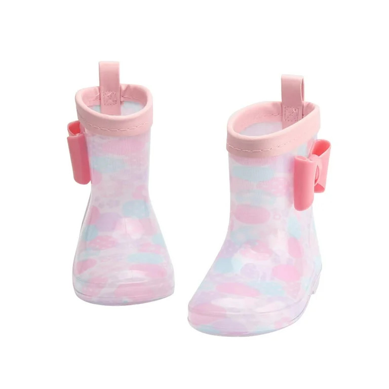 Toddler Waterproof Rain Boots Toddler 5 Boots Cartoon Bowknot Hiking Boots Big Boys Girls Rain To... | Walmart (US)