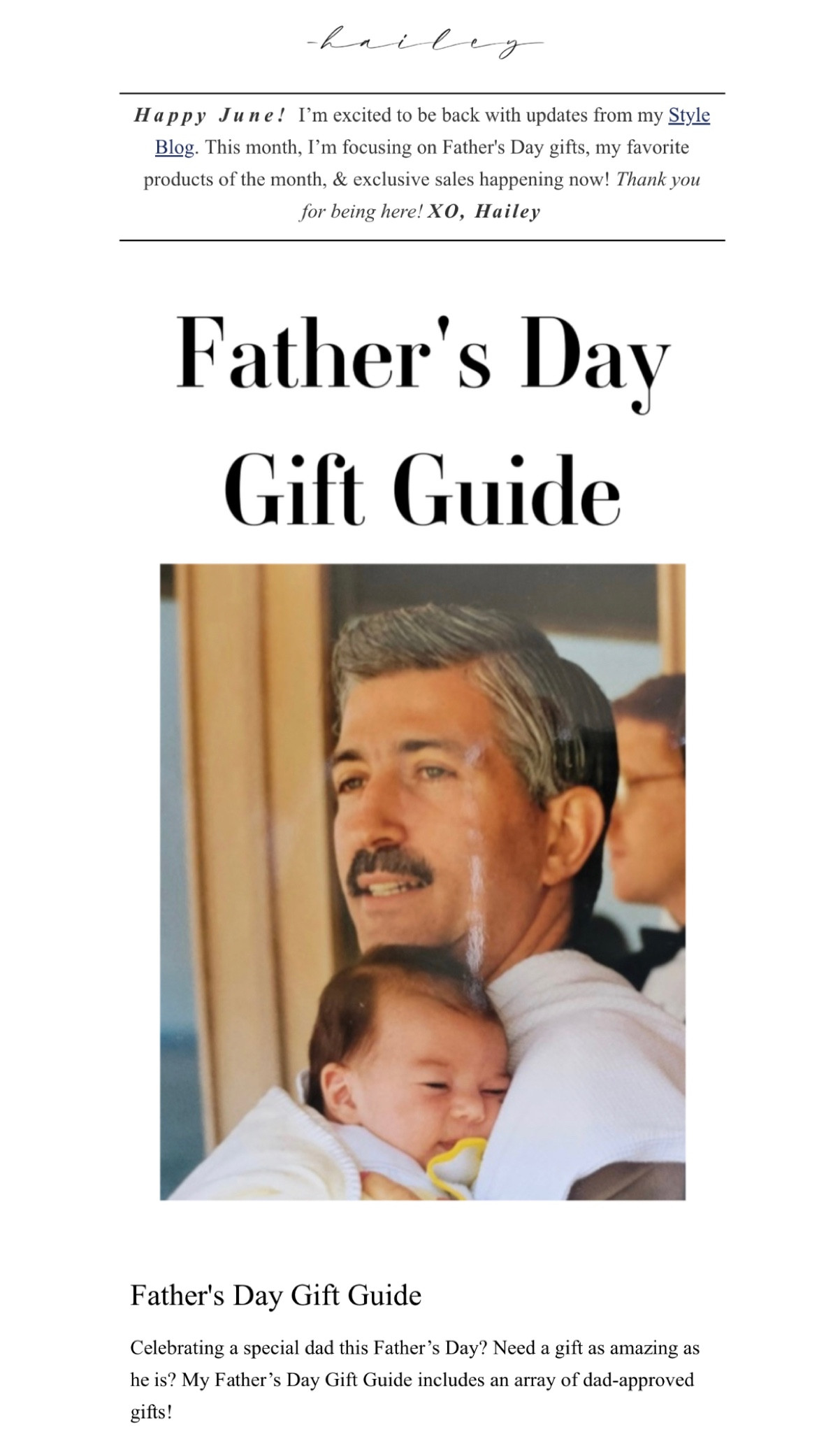 Happy June! I’m excited to be back with updates from my Style Blog. This month, I’m focusing on Father's Day gifts, my favorite products of the month, & exclusive sales happening now! Thank you for being here! XO, Hailey

#LTKGiftGuide