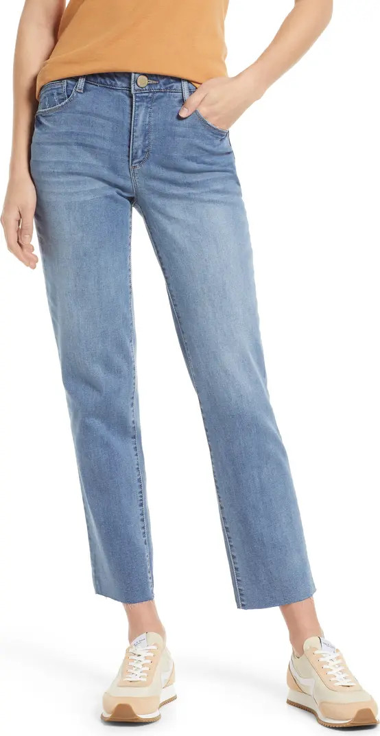 'Ab'Solution Slim Fit Raw Hem Jeans | Nordstrom