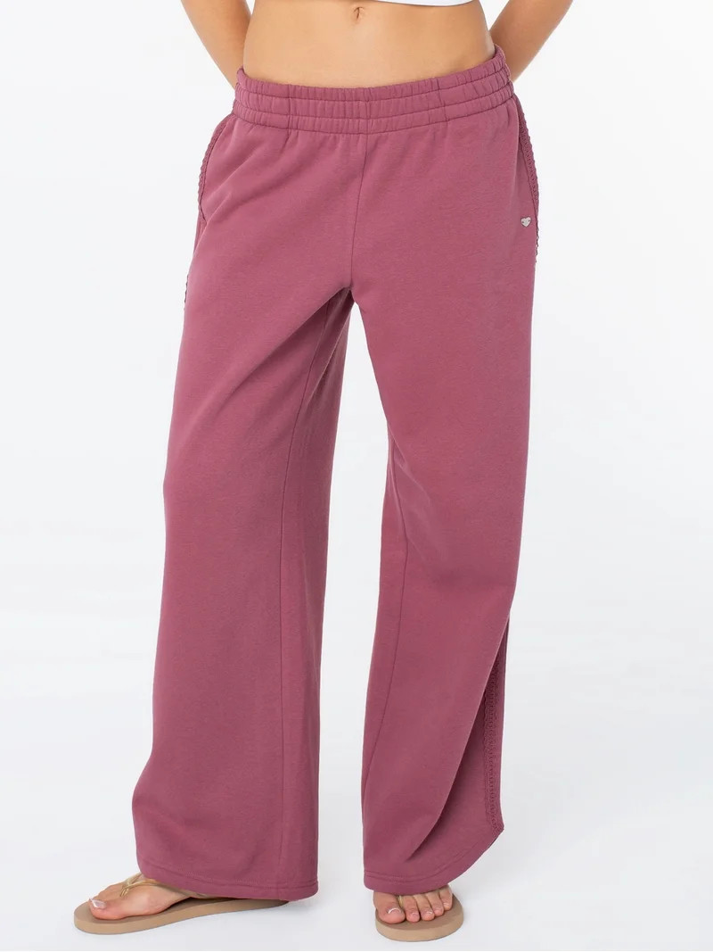 Celebrity Pink Women's and Women's Plus Fleece Wide Leg Sweatpant, Sizes XS-4X | Walmart (US)