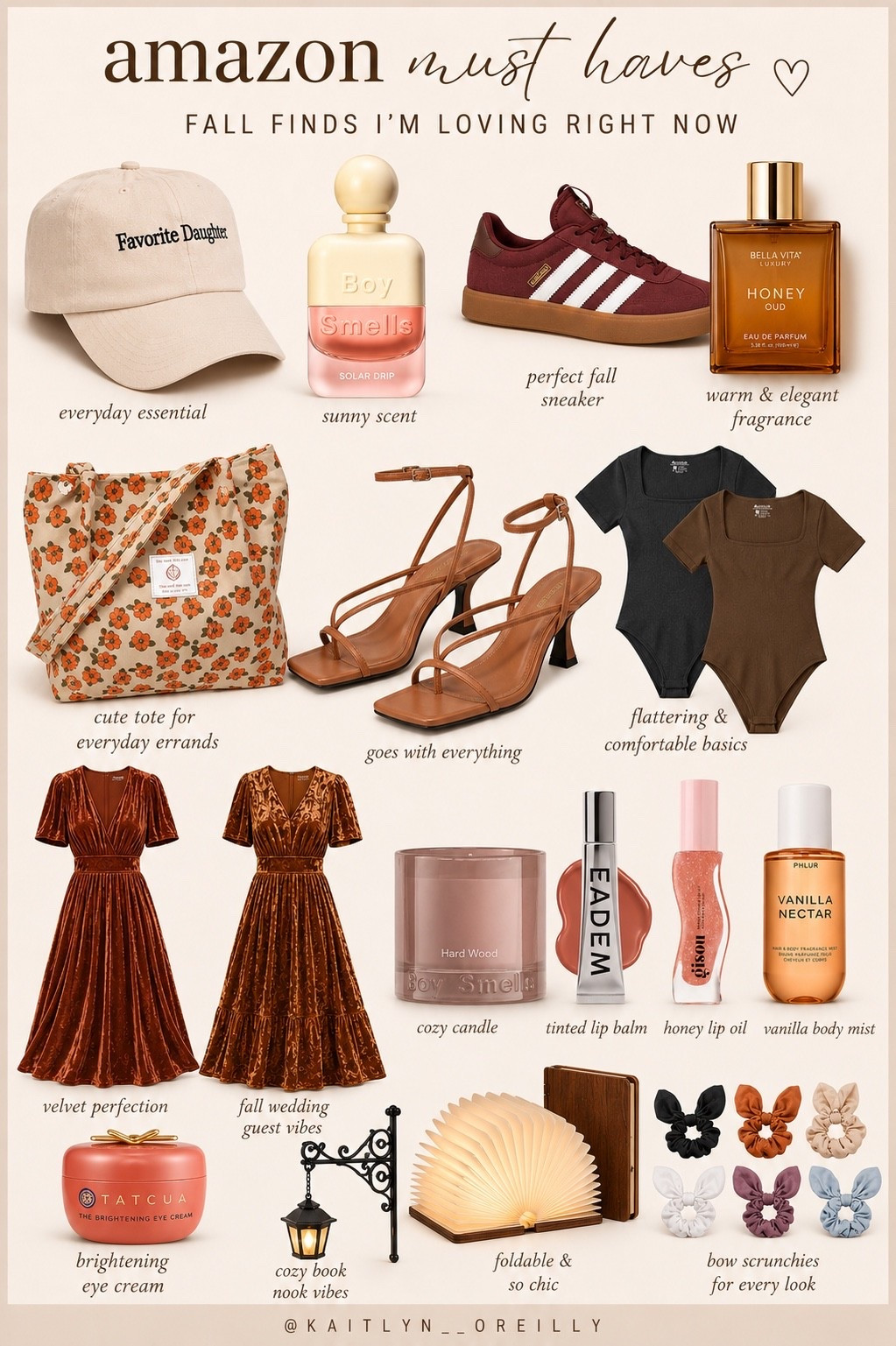 Amazon Fall Must-Haves I’m Loving Right Now 🤎

If you’re already shopping for fall, these are some of my favorite Amazon finds! From cozy velvet dresses and comfortable basics to warm fragrances, everyday accessories, beauty favorites, and home décor, these picks make getting ready for the season so easy. Everything is linked in my LTK! 🤍

✨ Save this pin for your next Amazon haul!

#AmazonFinds #AmazonMustHaves #AmazonFavorites #FallAmazonFinds #FallFashion #AmazonFashion #WeddingGuestDress #VelvetDress #AmazonStyle #AmazonHome #HomeDecor #BeautyFavorites #FallOutfits #LTKStyle #LTKFinds #LTKFashion #CozyHome #PinterestFinds #FallAesthetic #AmazonDeals #datenight #backtoschool

#LTKSaleAlert #LTKBeauty #LTKSaleAlert #LTKselfcare #LTKmomlife #LTKU #LTKHome #LTKTravel