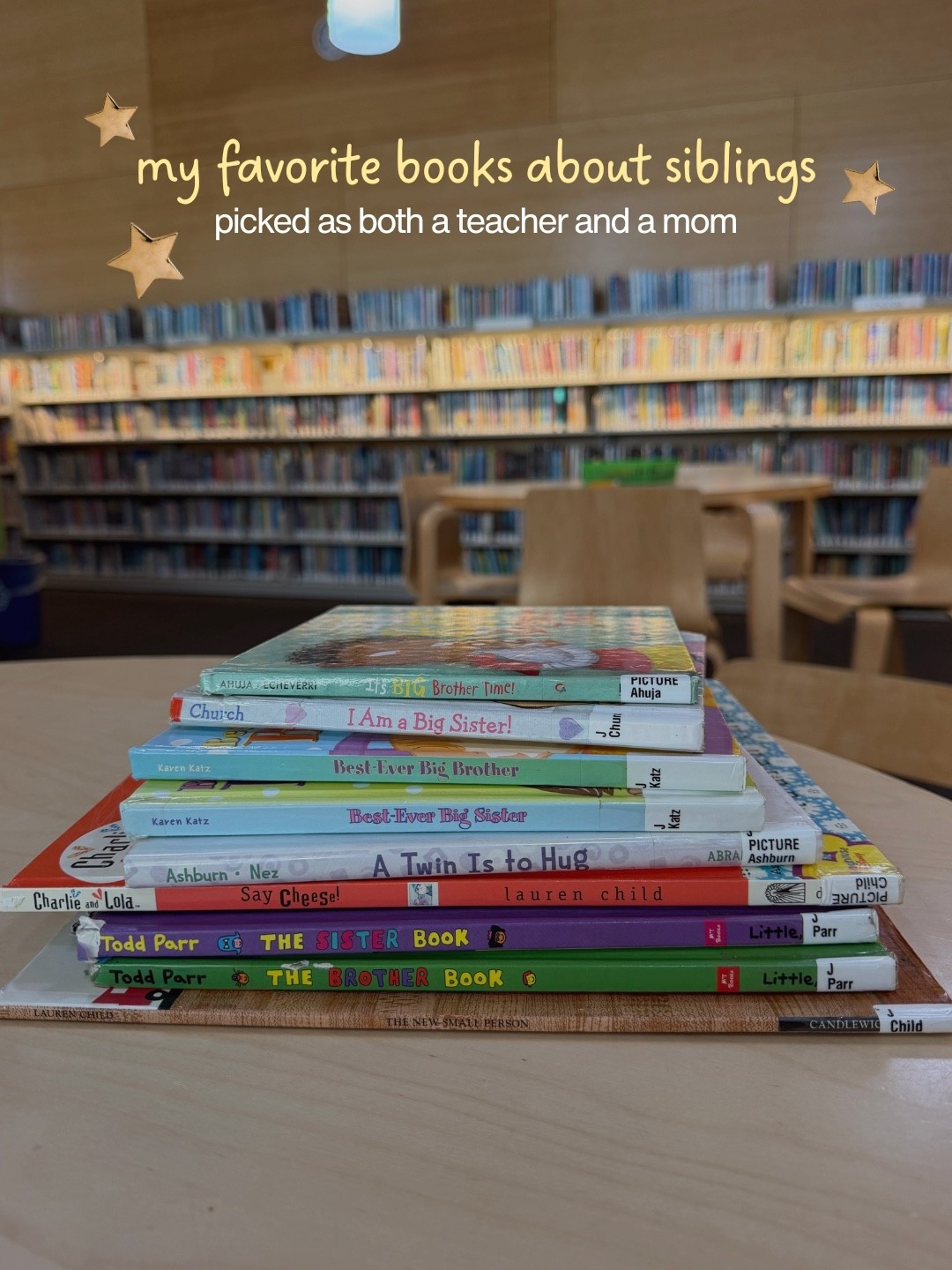 new sibling on the way and your oldest isn't sold yet? same. here's what actually helped — a stack of books, not a lecture, picked as both a teacher and a mom.

don’t forget to save this for your next trip to the library!

#LTKmomlife #LTKBaby #LTKKids