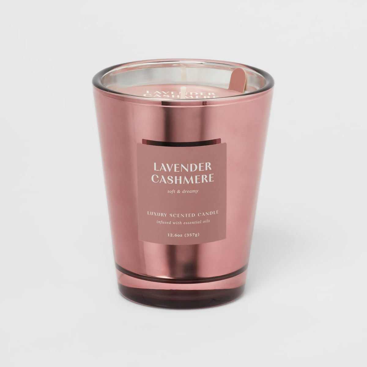 12.6oz Metallic Jar Candle Lavender Cashmere - Threshold™ | Target
