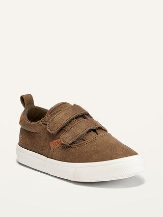 Unisex Faux-Suede Double-Strap Sneakers for Toddler | Old Navy (US)