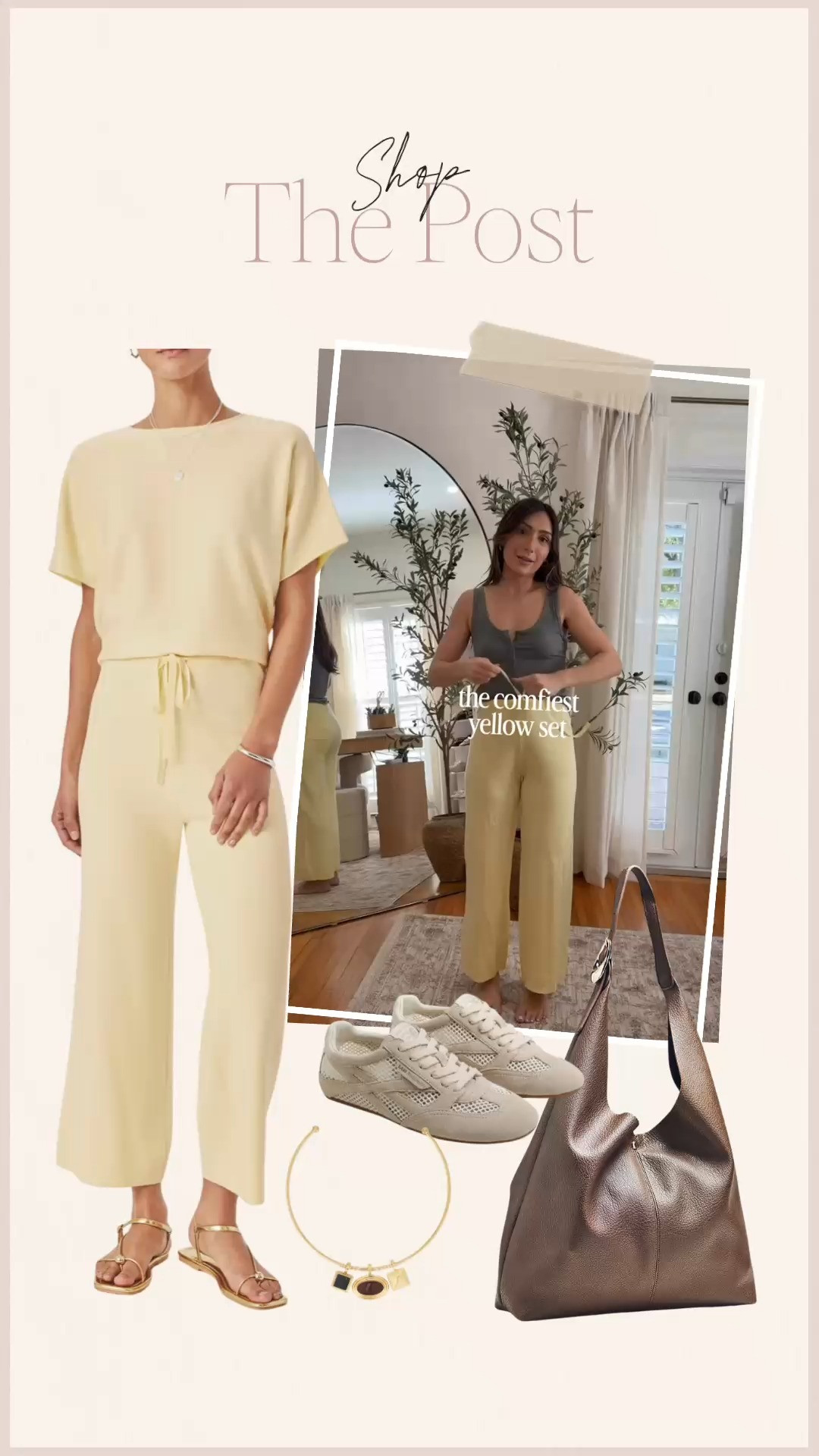 Obsessed with his yellow set! It's so perfect and 30% off!!! I'm wearing a size small in both 💛🌻 

 #LTKSeasonal #LTKSaleAlert #LTKPetite