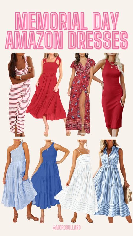 Amazon Dresses | Amazon Outfits | Memorial Day Dresses 

#LTKfindsunder100 #LTKstyletip #LTKfindsunder50