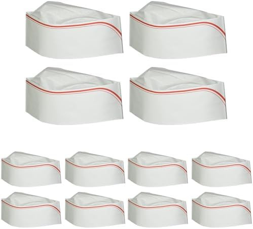 Beistle 4 Piece Retro Diner Paper Soda Jerk Hats 50’s Theme Rock and Roll Party Supplies 1950... | Amazon (US)