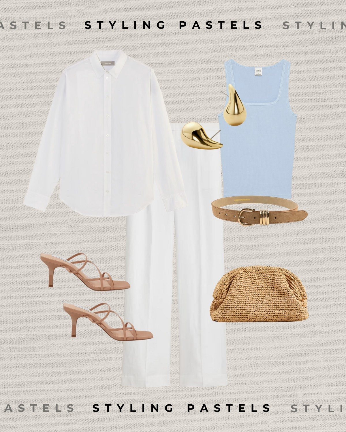 Styling pastels for spring 

Vacation outfit / dressy outfit / linen outfit 

#LTKStyleTip #LTKSeasonal