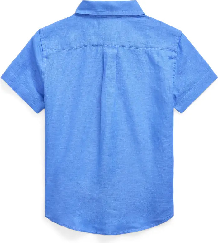 Kids' Linen Button-Down Shirt | Nordstrom