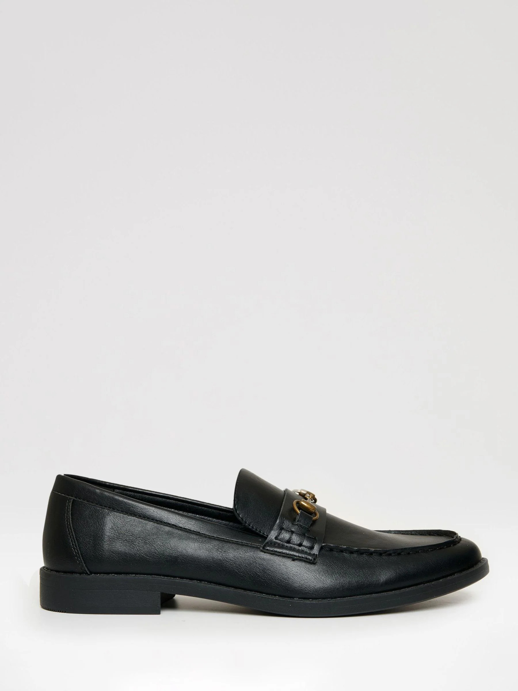 Threadbare Threadbare Black Snaffle Loafers | Next EU