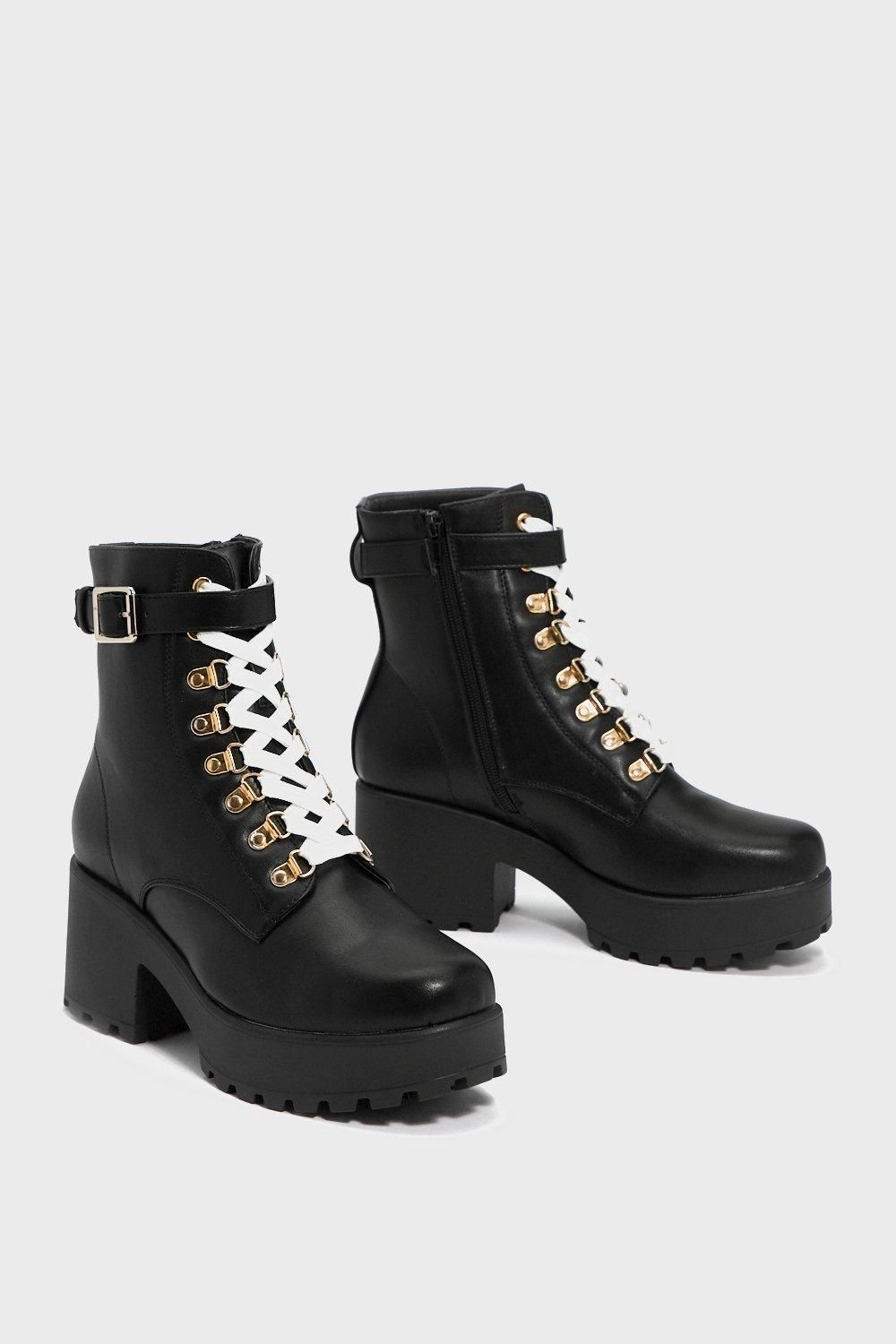 Give 'Em the Boot Chunky Boot | NastyGal (US & CA)