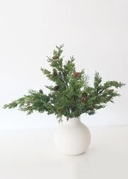 Real Touch Faux Juniper Holiday Greens  - 28" Tall | Afloral (US)