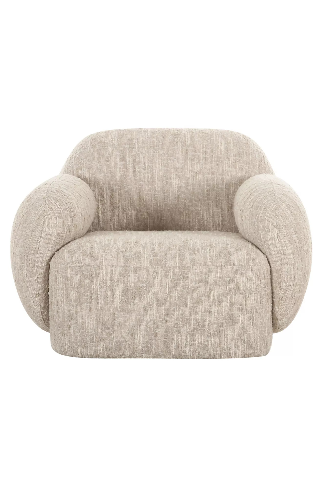 Hazel Bouclé Lounge Chair | Anthropologie (US)