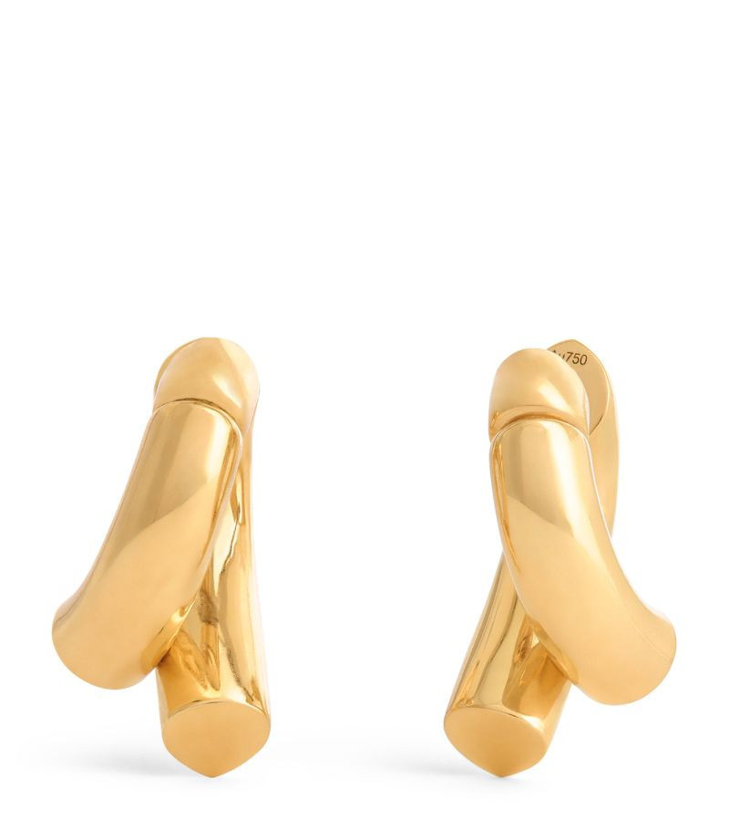 Tabayer Yellow Gold Oera Hoop Earrings | Harrods