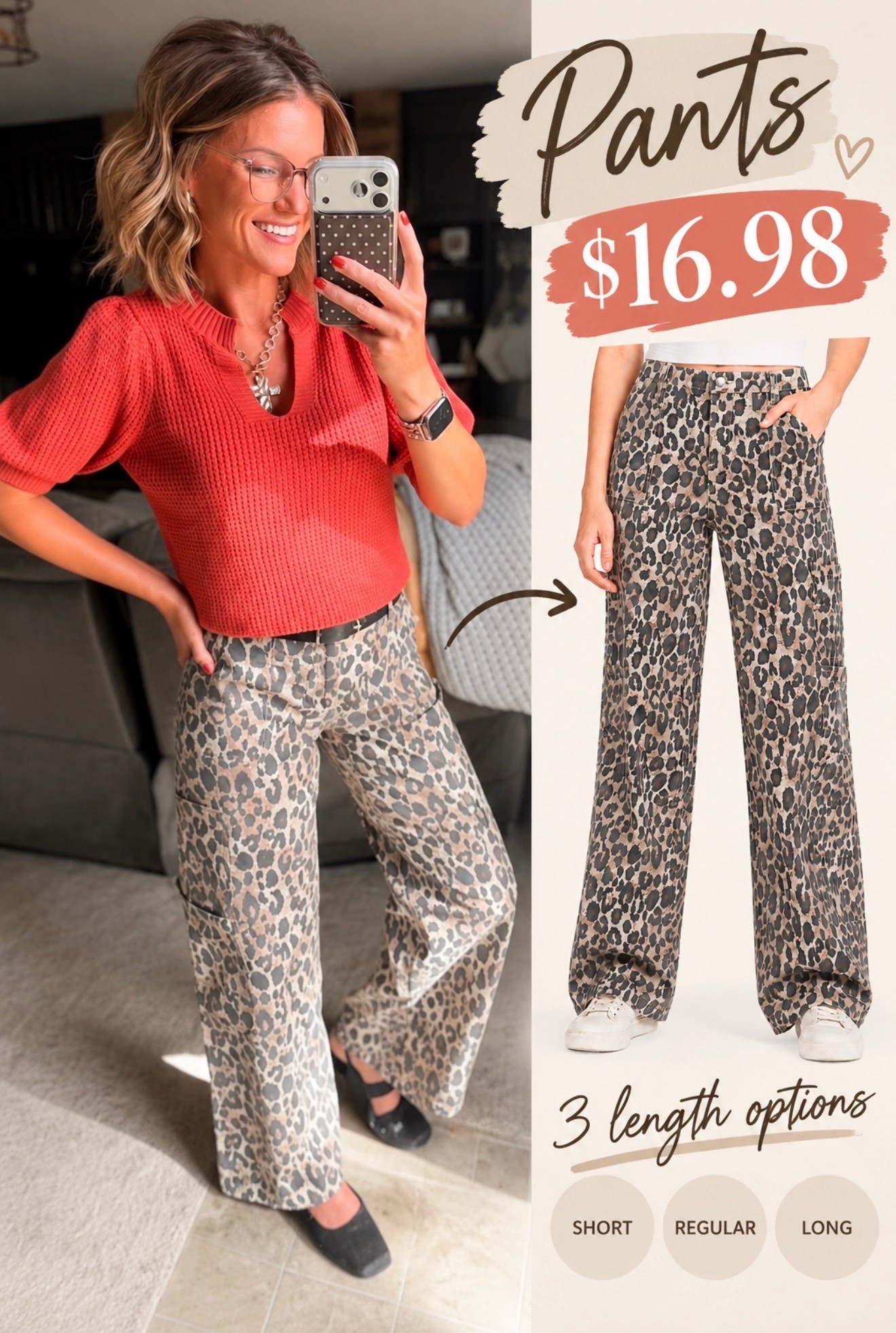 These top selling pants have been restocked in new length options. Wearing medium “full” length. 
Top/small 

#LTKSeasonal