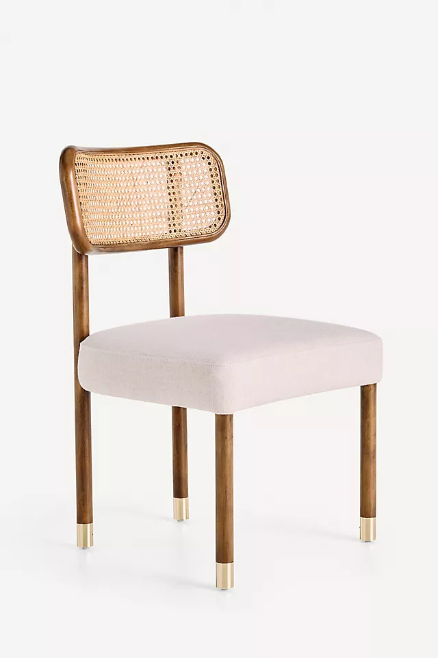Heatherfield Linen Dining Chair | Anthropologie (US)